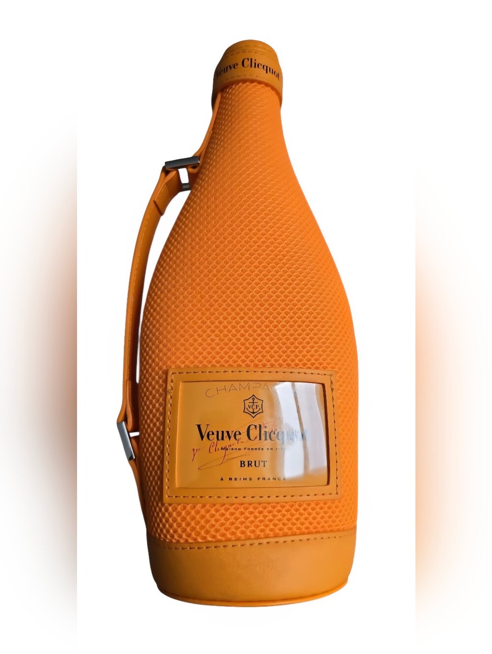 NWT Veuve Clicquot Brut Champagne Ice Jacket Cooler Carrier in orange